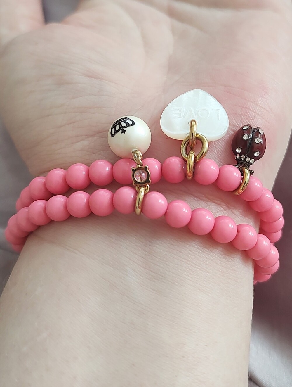 Vintage Juicy Couture Set Of Stretch Bracelets